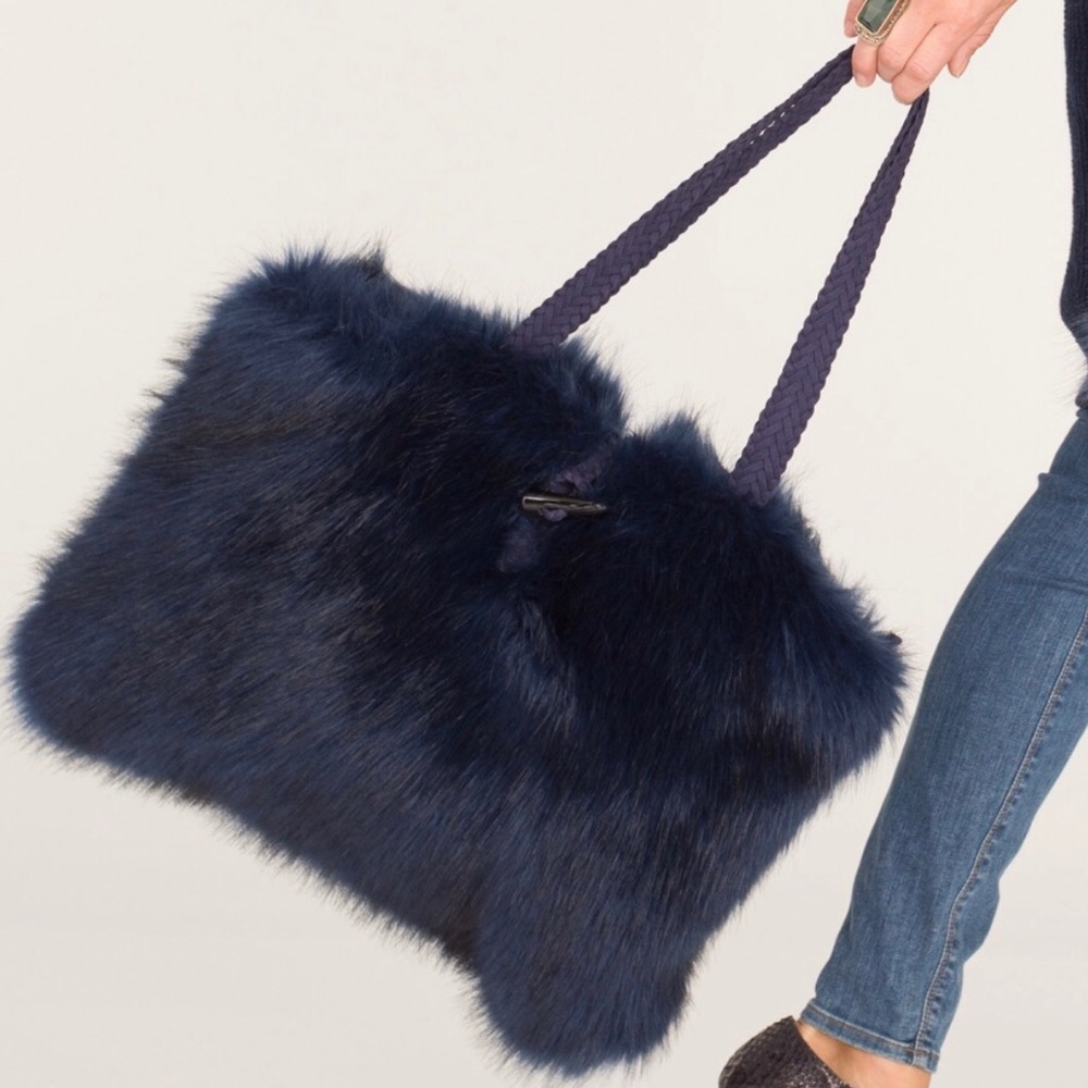 Luxe by Muche et Muchette Faux Fur Tote Bag💎💎